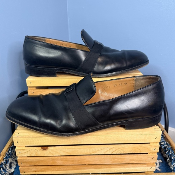 Salvatore Ferragamo Other - Salvatore Ferragamo Black Dress Loafers Size 15